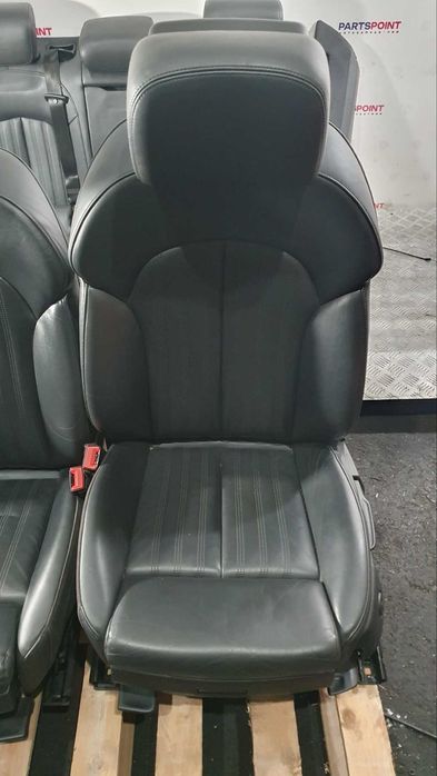 Салон шкіряний сидіння передні задні Audi A6 C7 S line 2011-2016 року