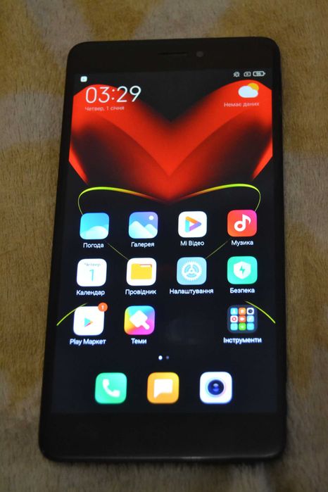 Xiaomi Redmi Note 4x 3/32GB Grey! Android 10! Рабочий! Экран целый!