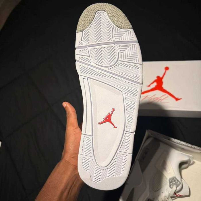 "Buty damskie Trampki" Jordan_4_Retro_White_Oreo R.46