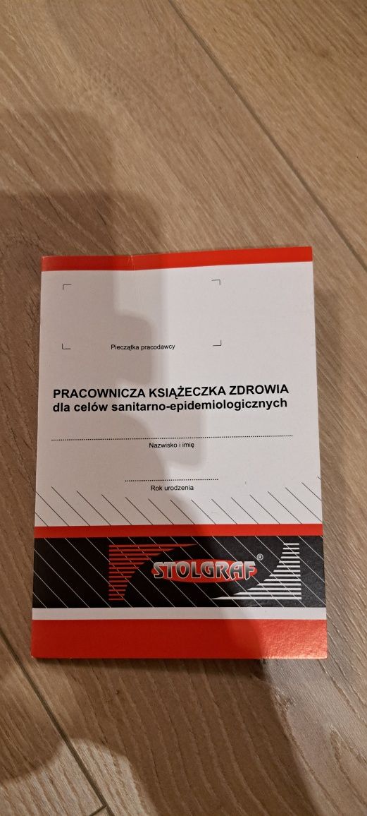 Pracownicza książeczka zdrowia