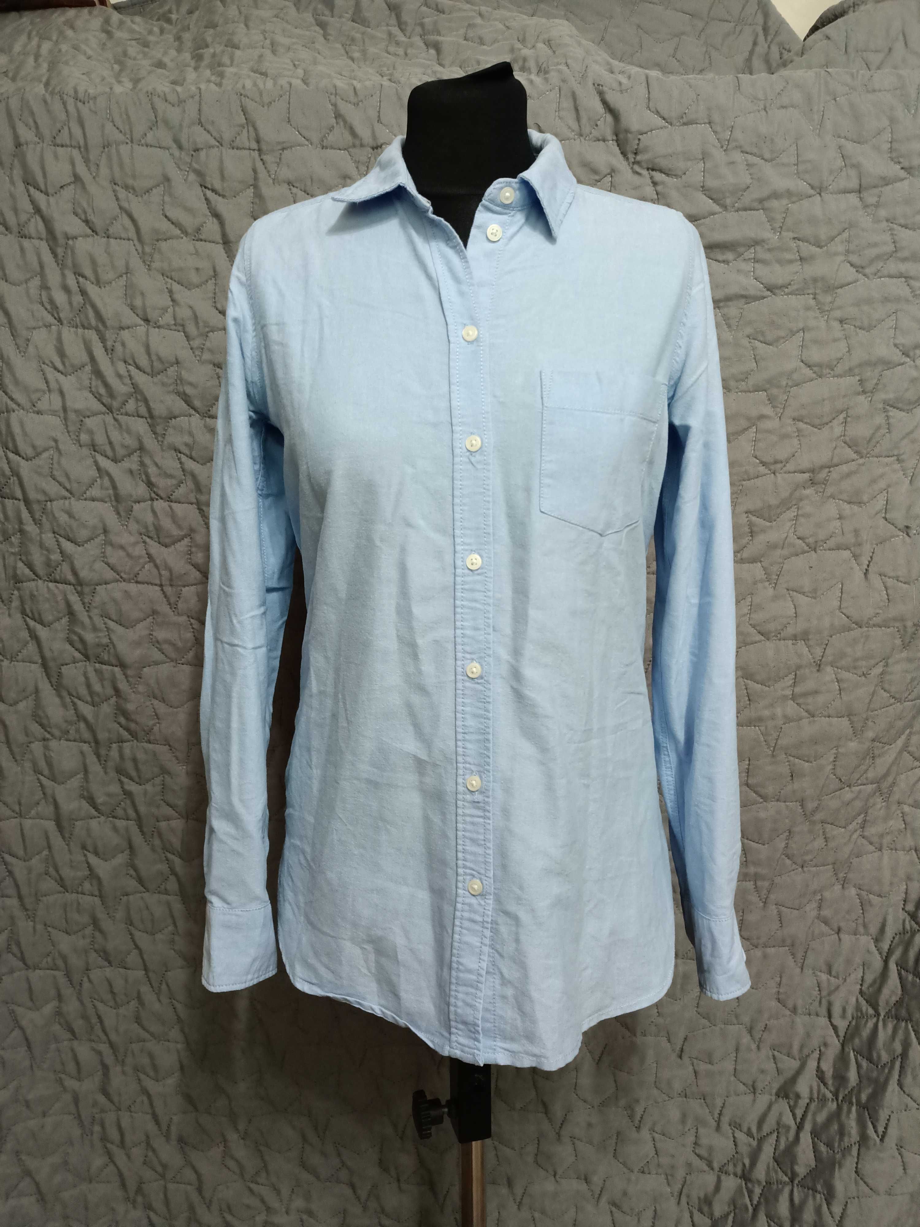 H&M - Błękitna, bawełniana koszula rozmiar 32