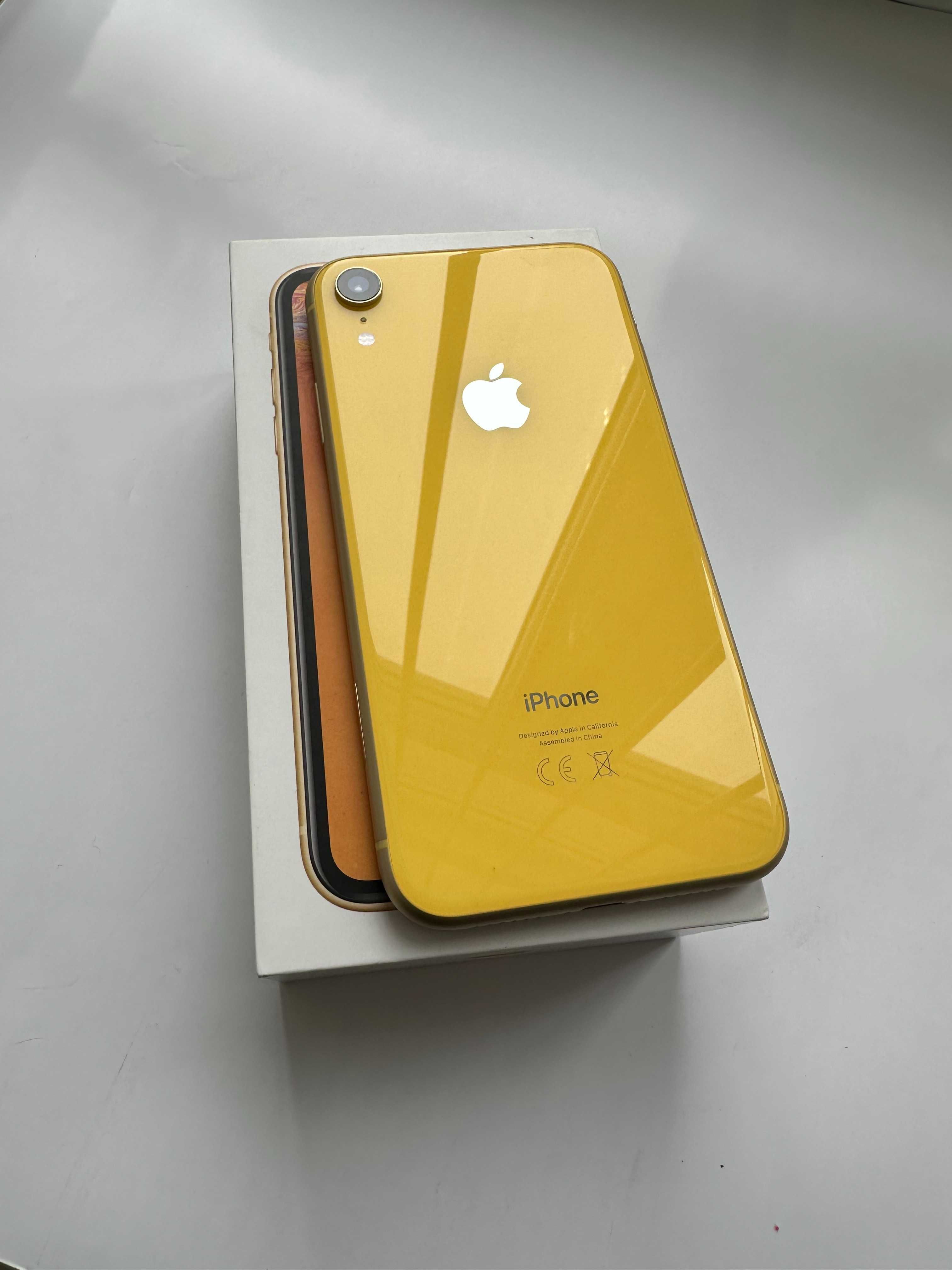 iPhone XR, Yellow, 64 GB, gwarancja