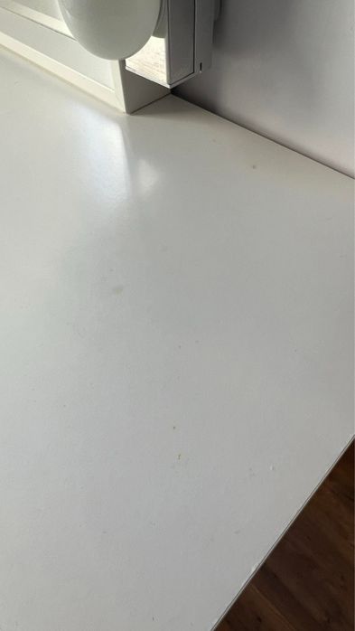 Toaletka z oświetleniem make up lustro ikea
