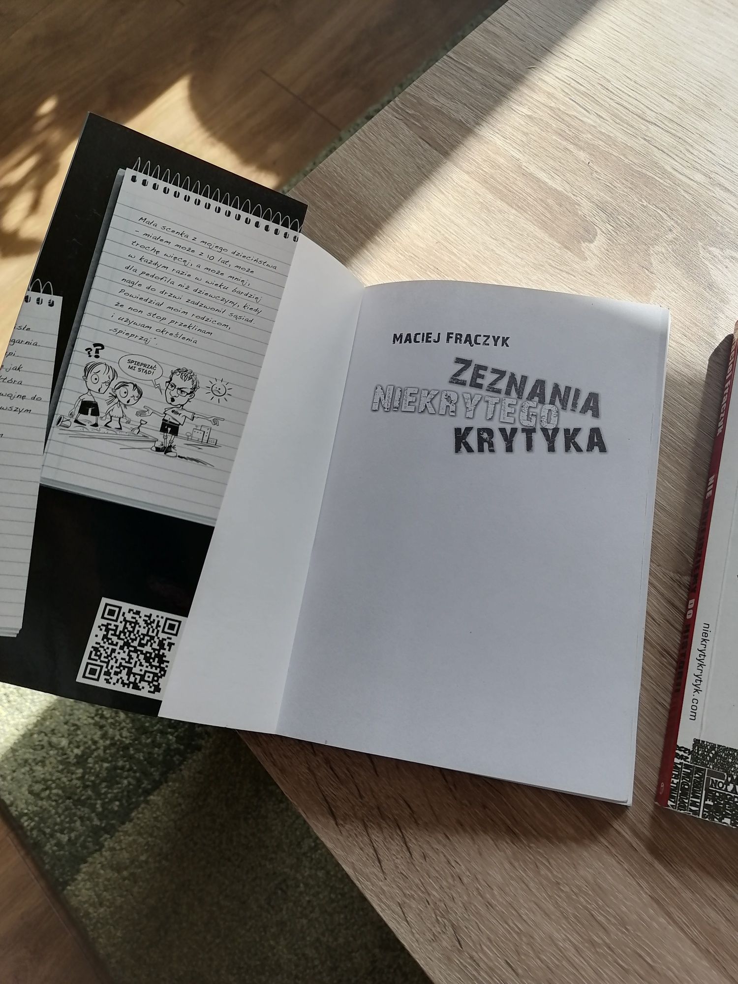 Zeznania niekrytego krytyka i Nie przejdziemy do historii. M. Frączyk