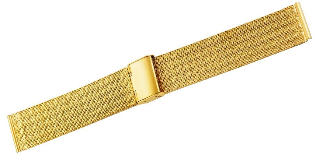 bransoleta fashion mesh złota ipg 22 mm fa22g