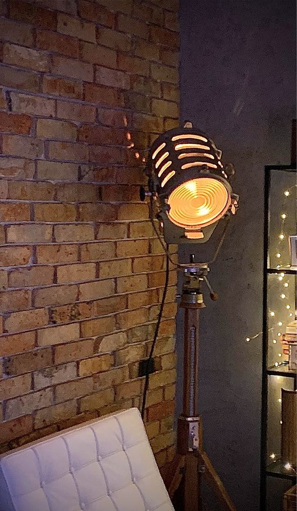 Lampa podlogowa vintage decor loft industrial lata 60