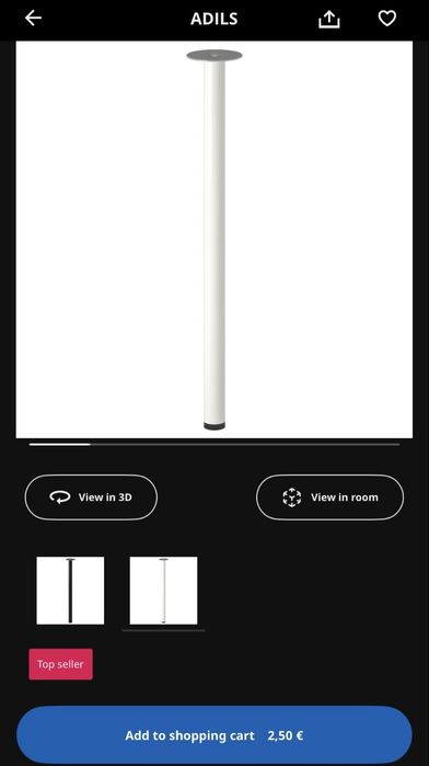 Secretaria IKEA - Tampo e Pés