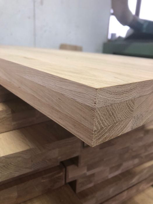 Stopnie trepy schody dębowe blaty grubość 4,2 cm .