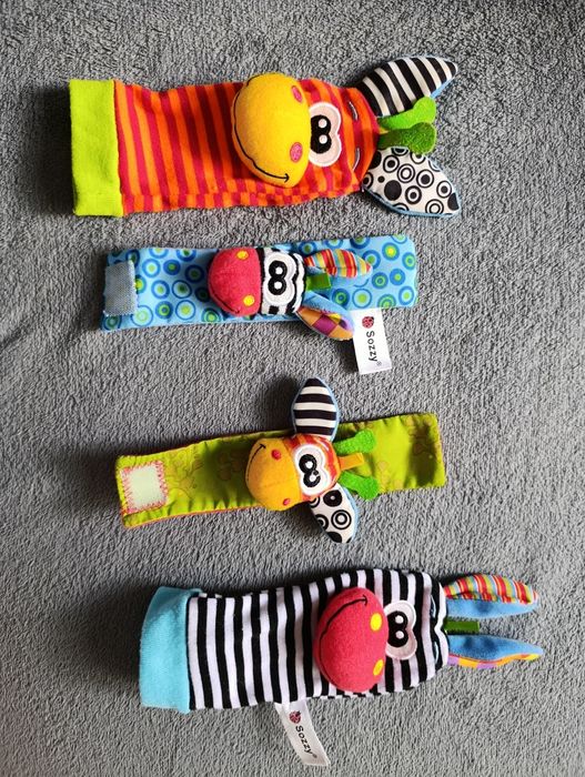 Grzechotki na rączki i nóżki