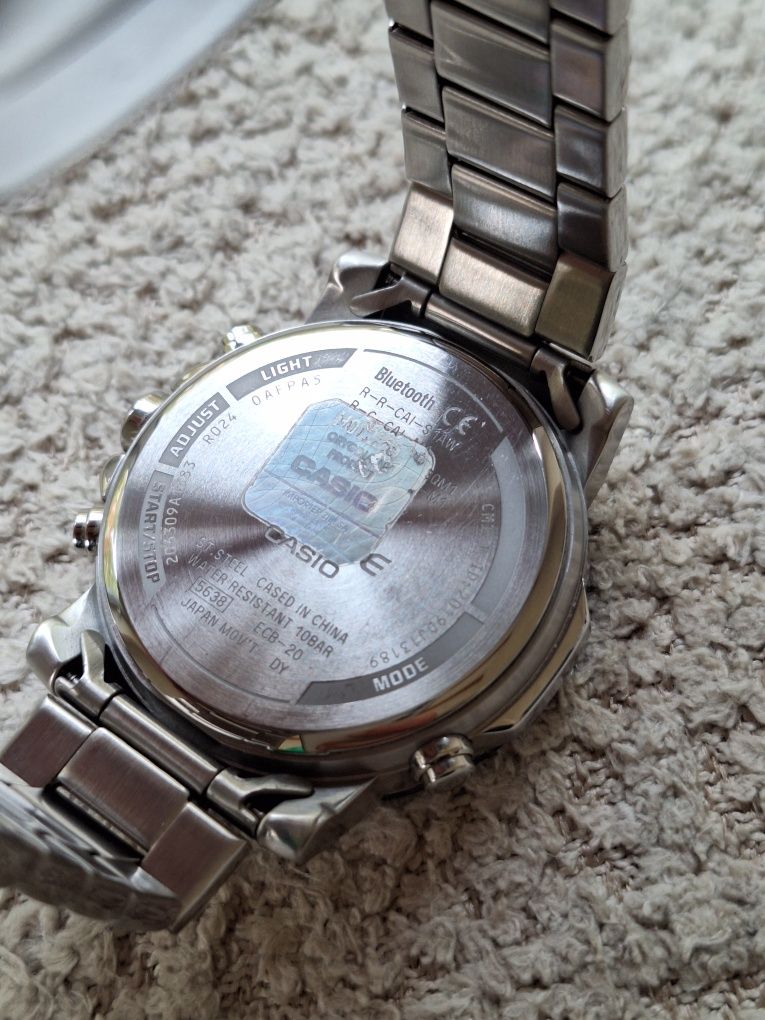 Casio Edifice ECB-20DB-1AEF gwarancja do 03.2029