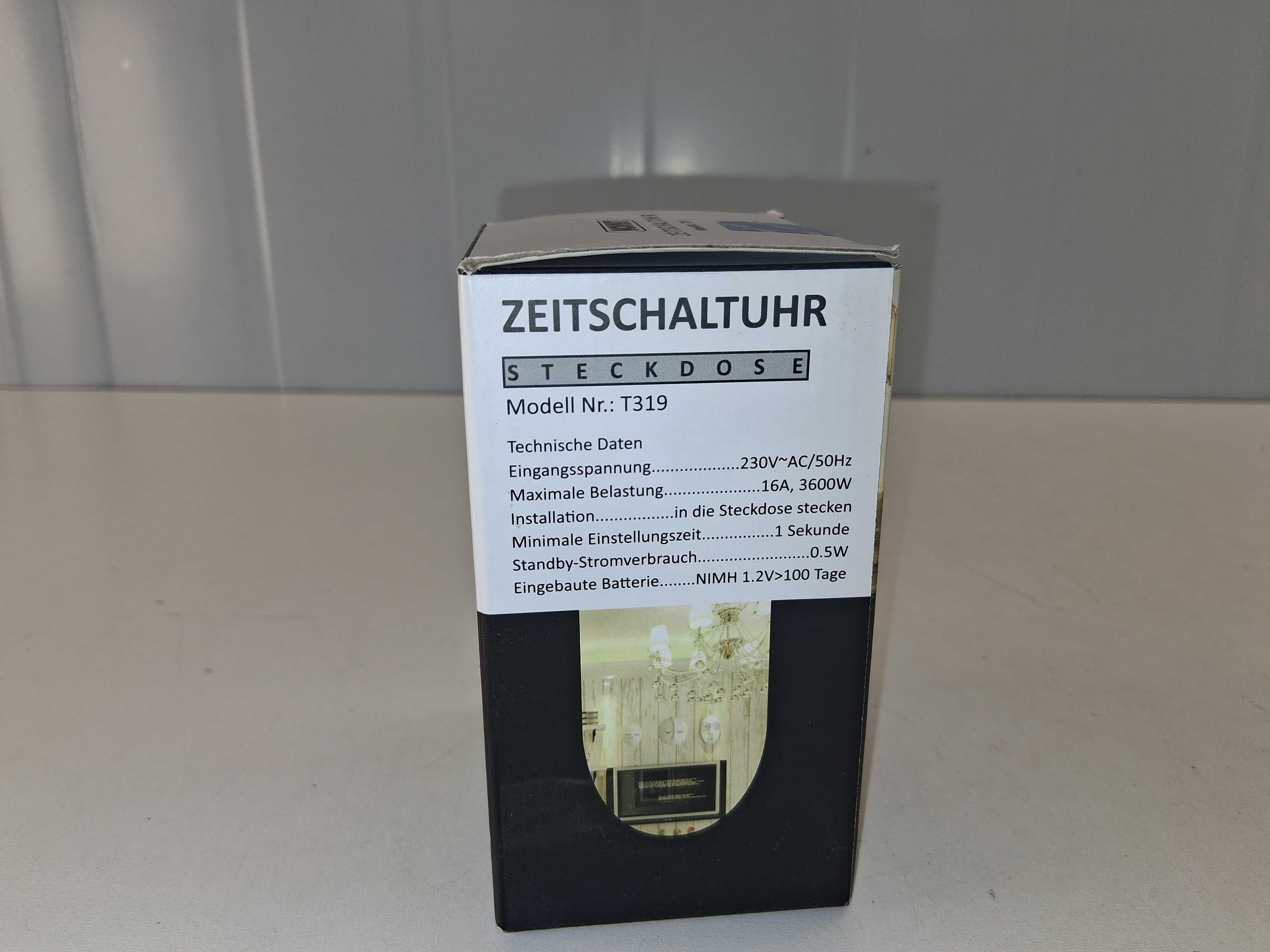 L074 Programator Czasowy Gniazdka Cyfrowy Zeitschaltuhr NOVKIT T319