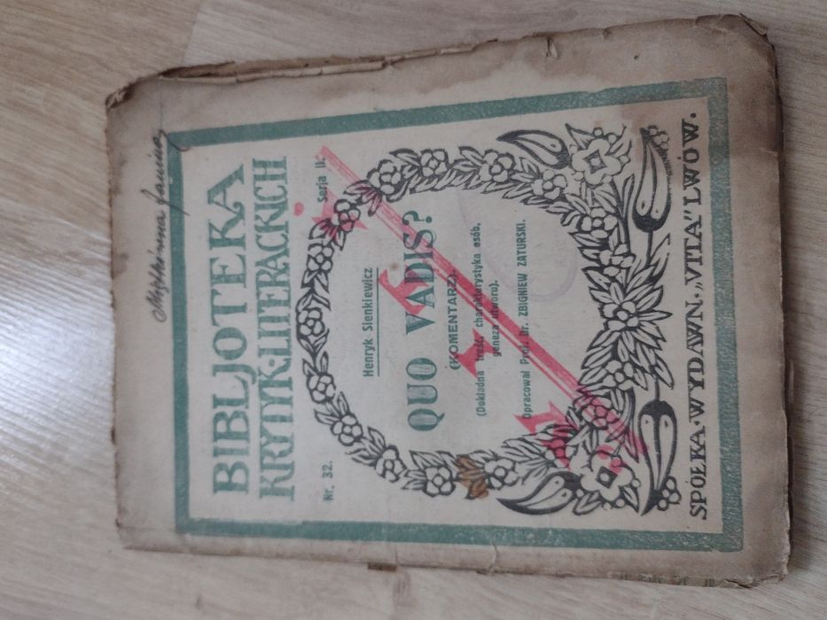 Quo Vadis. 1925 Vita Lwów