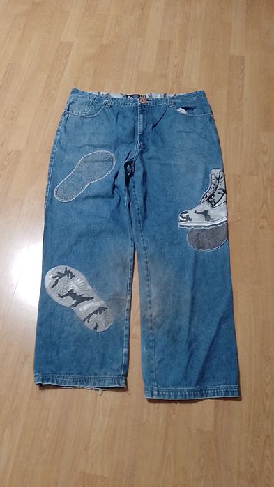 Raw blue jeans y2k rap rocawear southpole