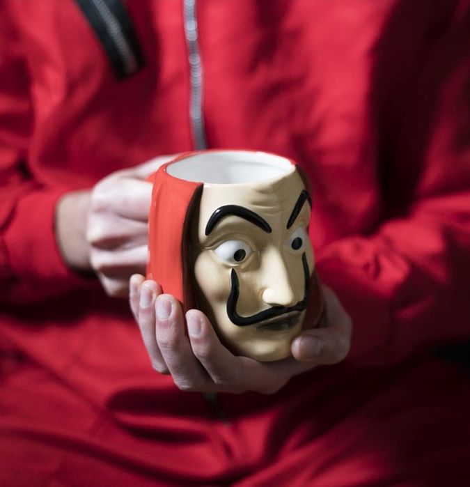 Caneca 3D casa de papel personalizada