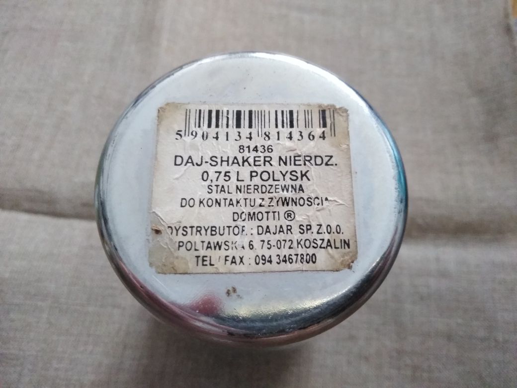 Shaker 0,75ml stal nierdzewna szejker Domotti