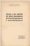 10702 Lição a um Mestre de ideas Bailarinas Revolucionárias e Destrui