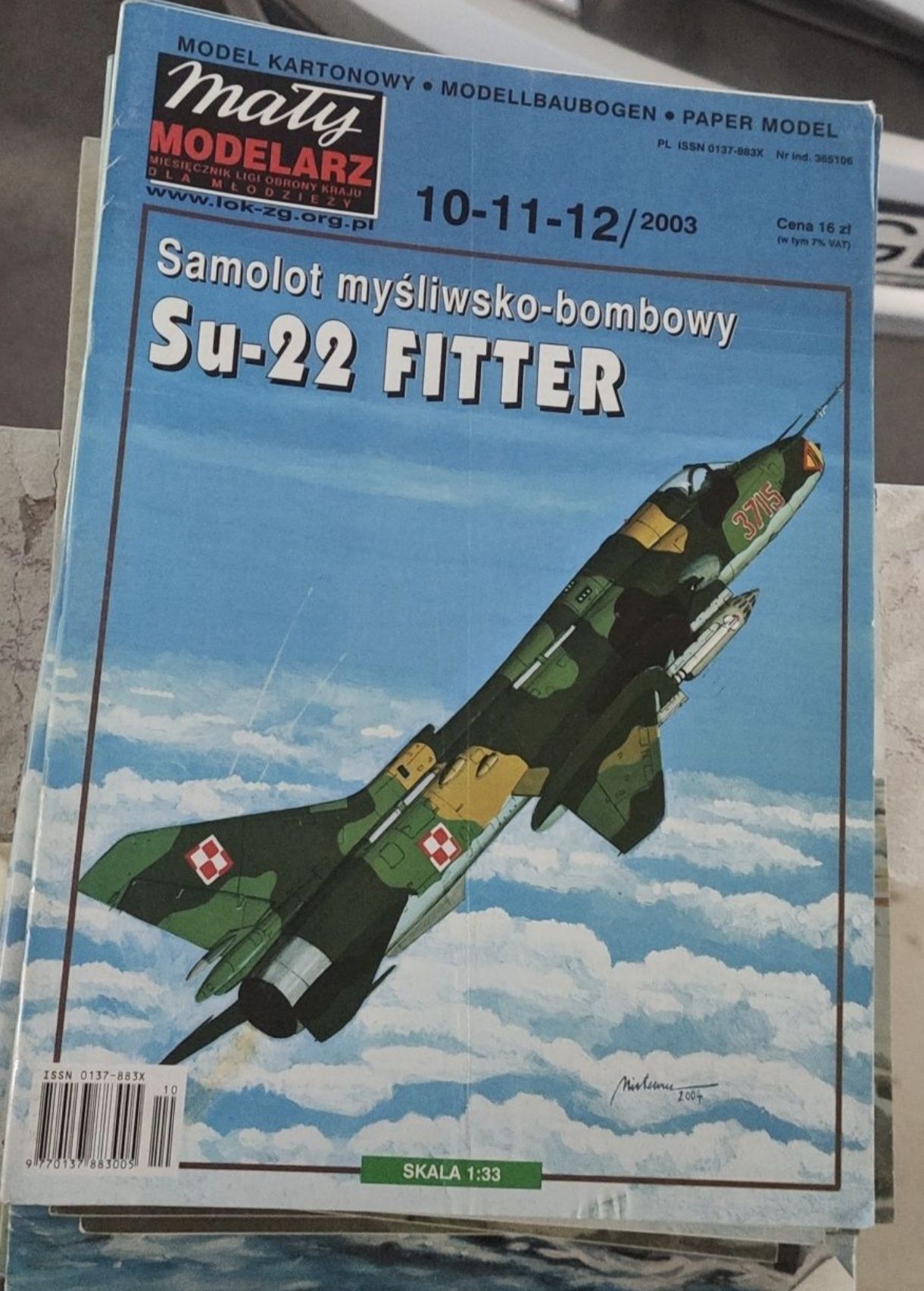 Model kartonowy maly modelarz su 22