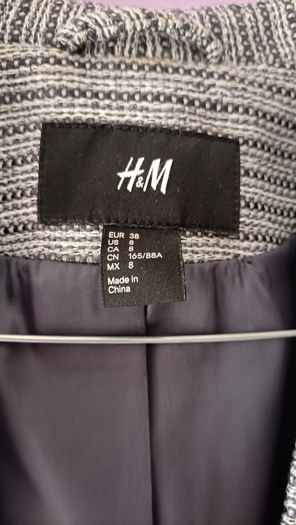 Blazer riscas H&M