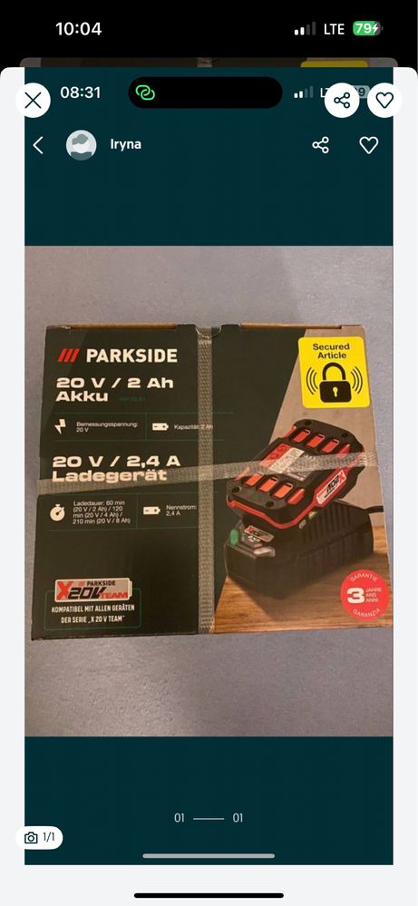 Akumulator PARKSIDE 20 V 2 Ah