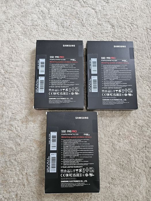 New ssd samsung 990pro pci4.0 m2 2tb