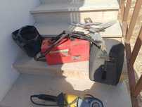 Maquina de Soldar Inverter "MADER" 160 A com eléctrodos e 2 máscaras.