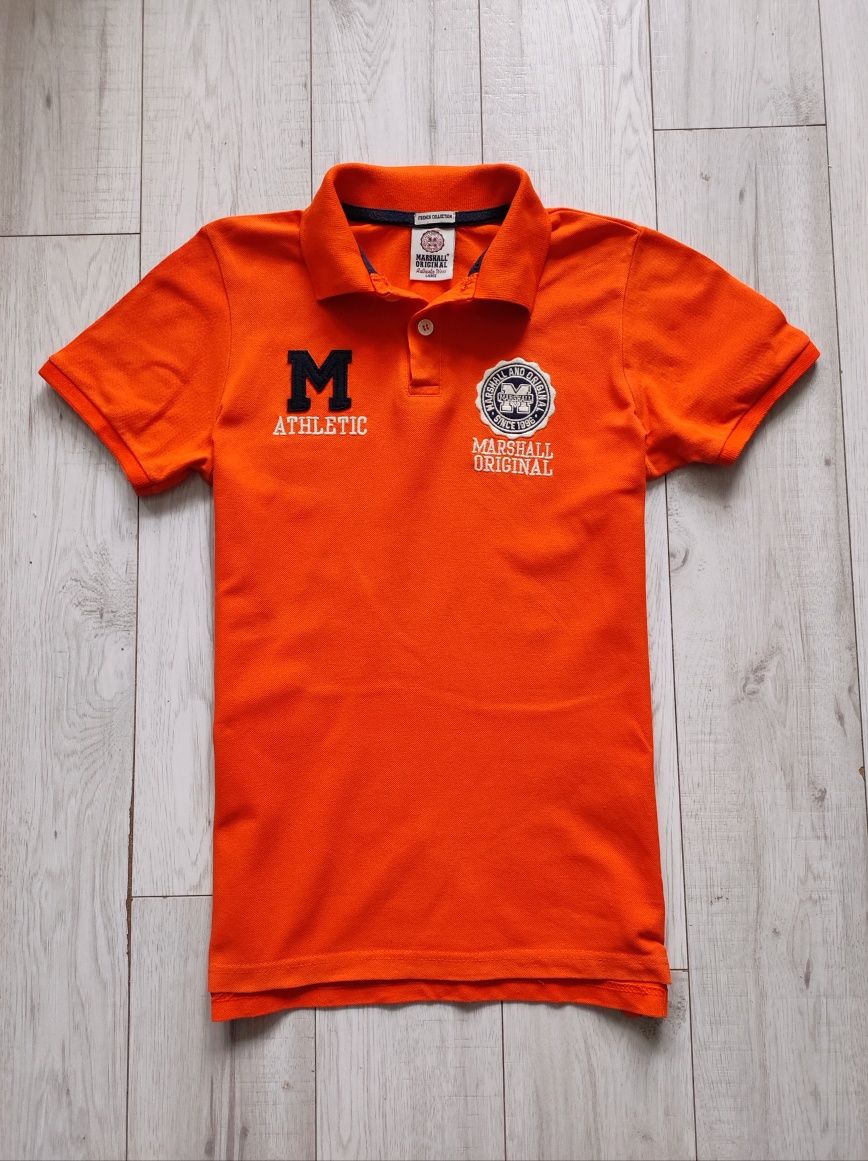Marshall Original świetna pomarańczowa koszulka polo rozm.M