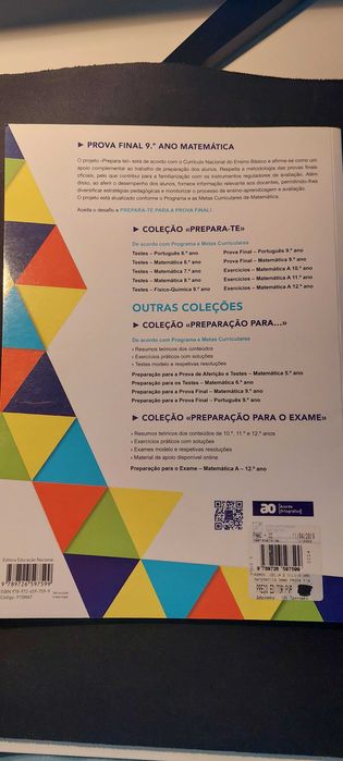 Livro prova final de matemática 9º ano