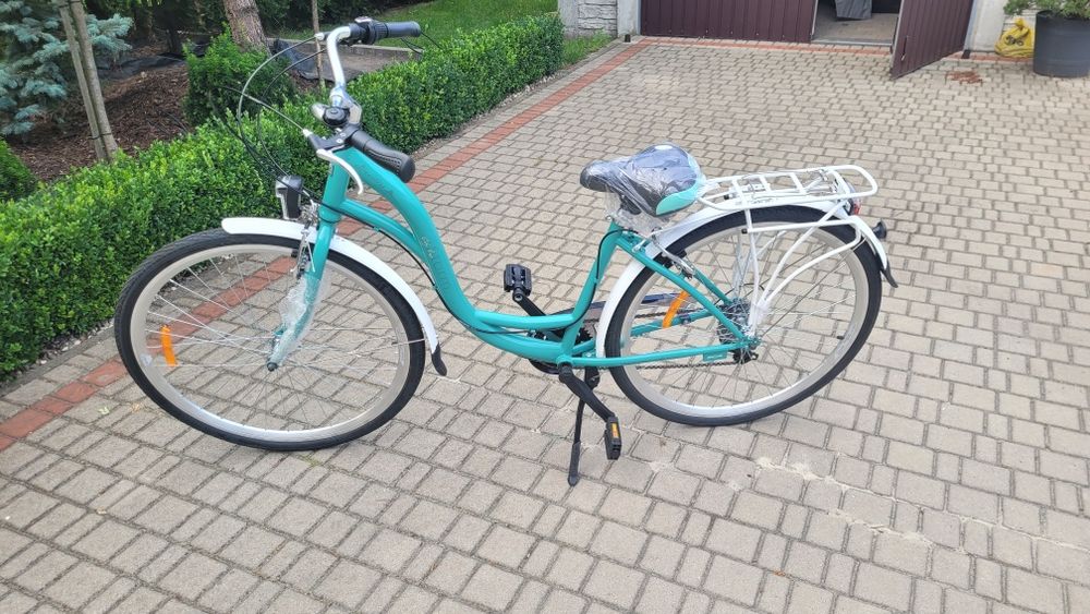 Sprzedam nowy rower miejski 28 Storm Barcelona kolor miętowy