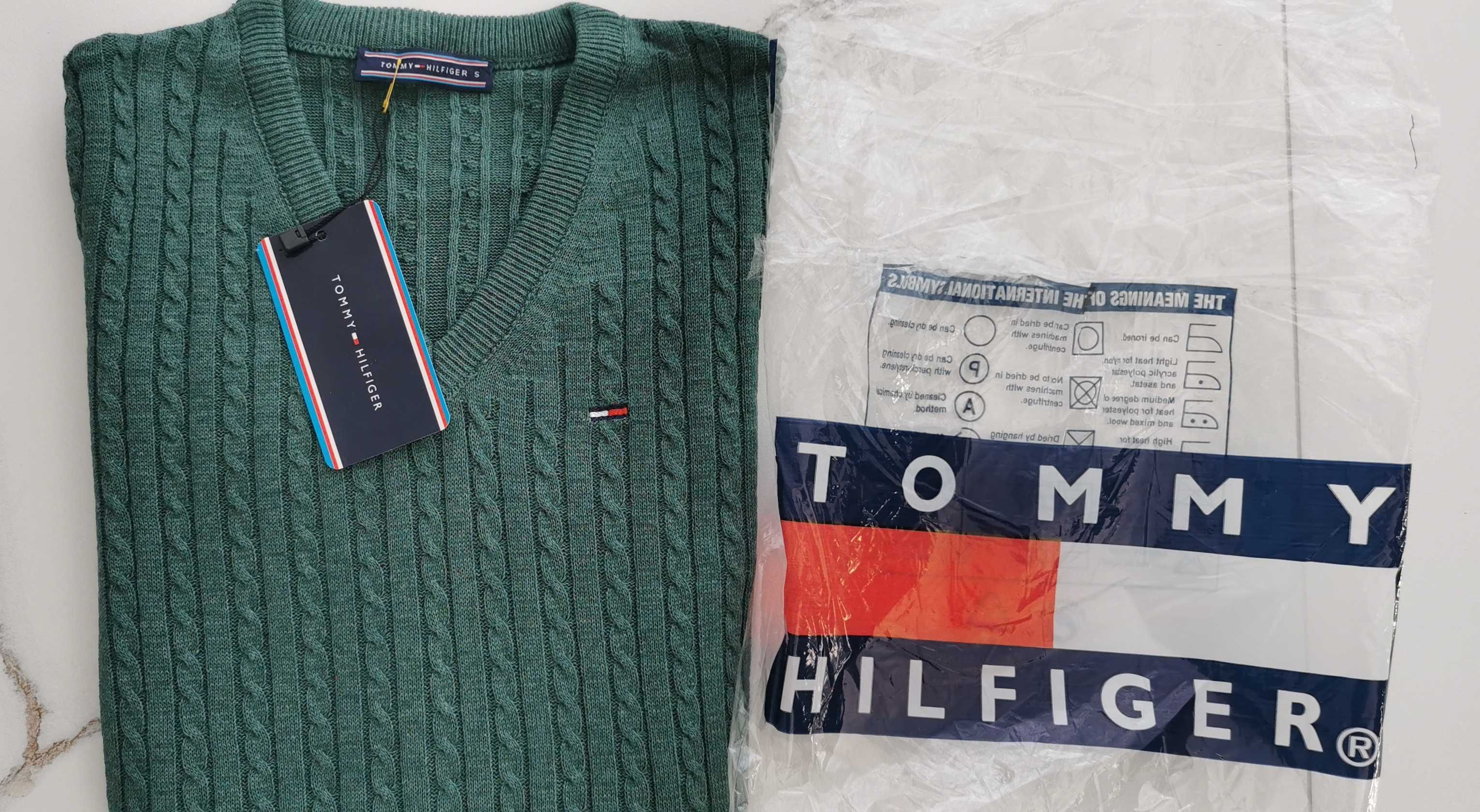 Nowy sweter damski Tommy Hilfiger rozowy, S M  inne kolory i rozmiary