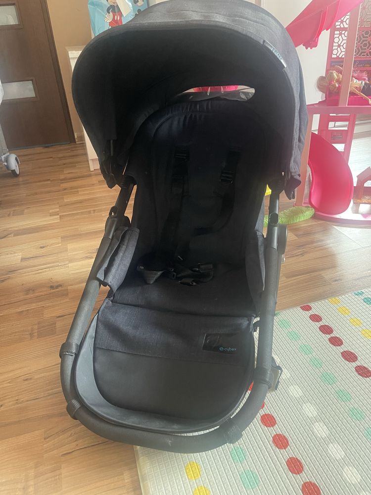 Cybex - wózek , spacerowka , gondola do wózka Priam | Manhattan Grey