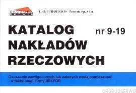 KNR 9-19 Osuszanie zawilgoconych lub zalanych wodą pomieszczeń BELFOR