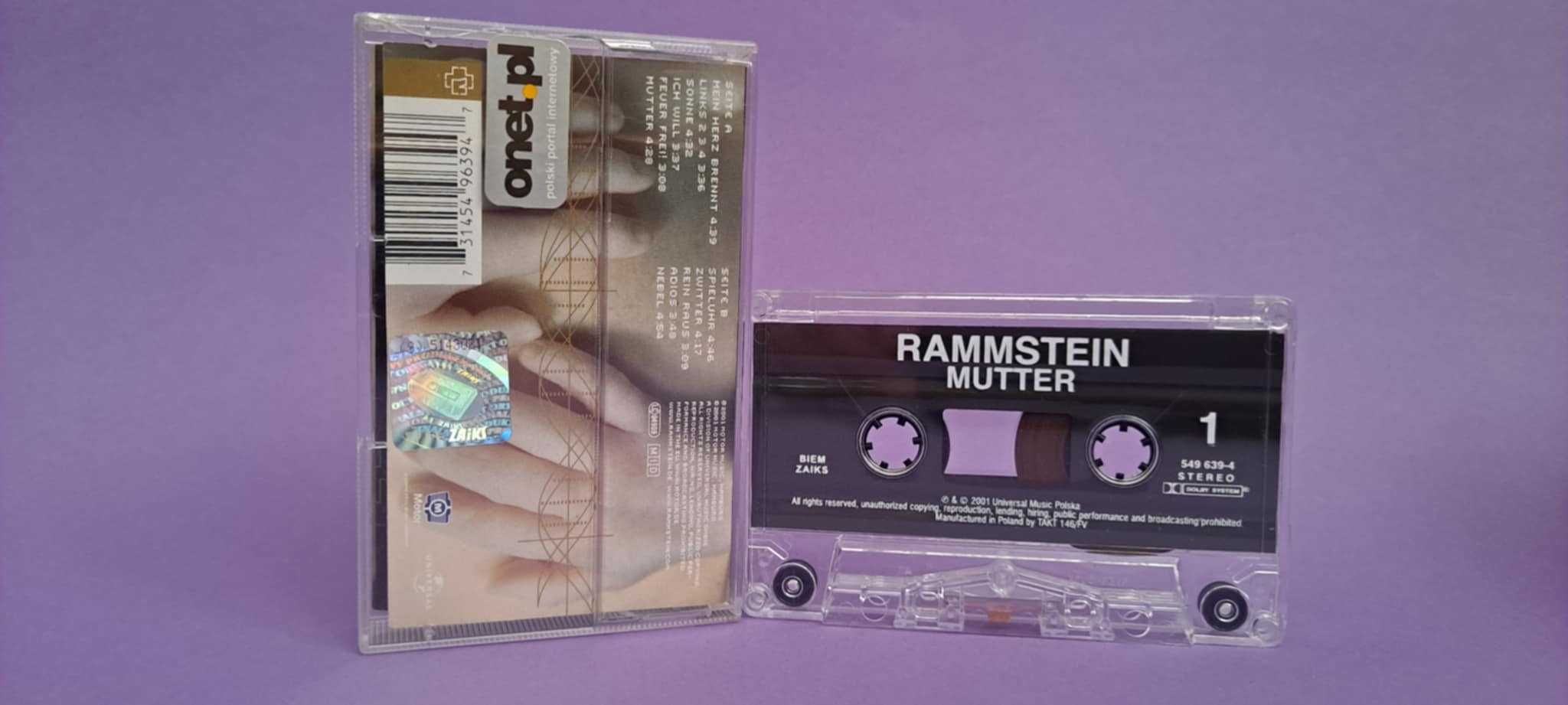Rammstein – Mutter KASETA Poland 2001
