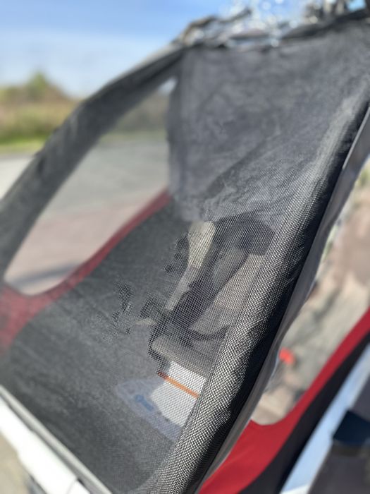 Przyczepka rowerowa wózek dla dwójki dzieci Hamax Ixplorer