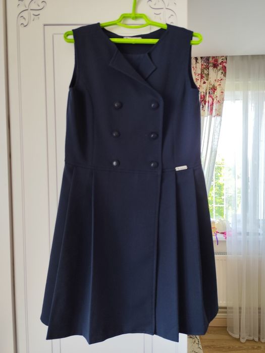 Школьный сарафан для девочки р.134-140.