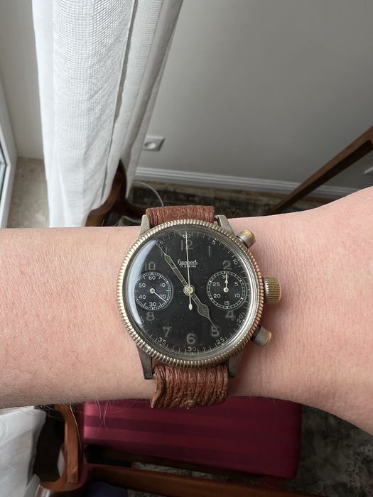 Hanhart ww2 zegarek wojskowy luftwaffe zamiana rolex omega iwc