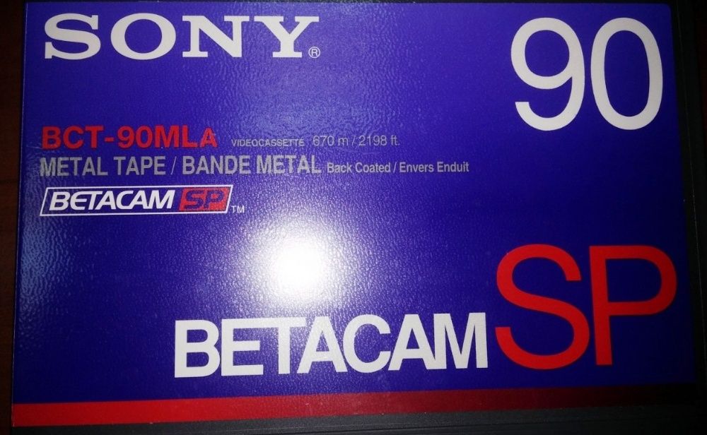 новые видеокассеты SONY Betacam SP 670м (made in France)