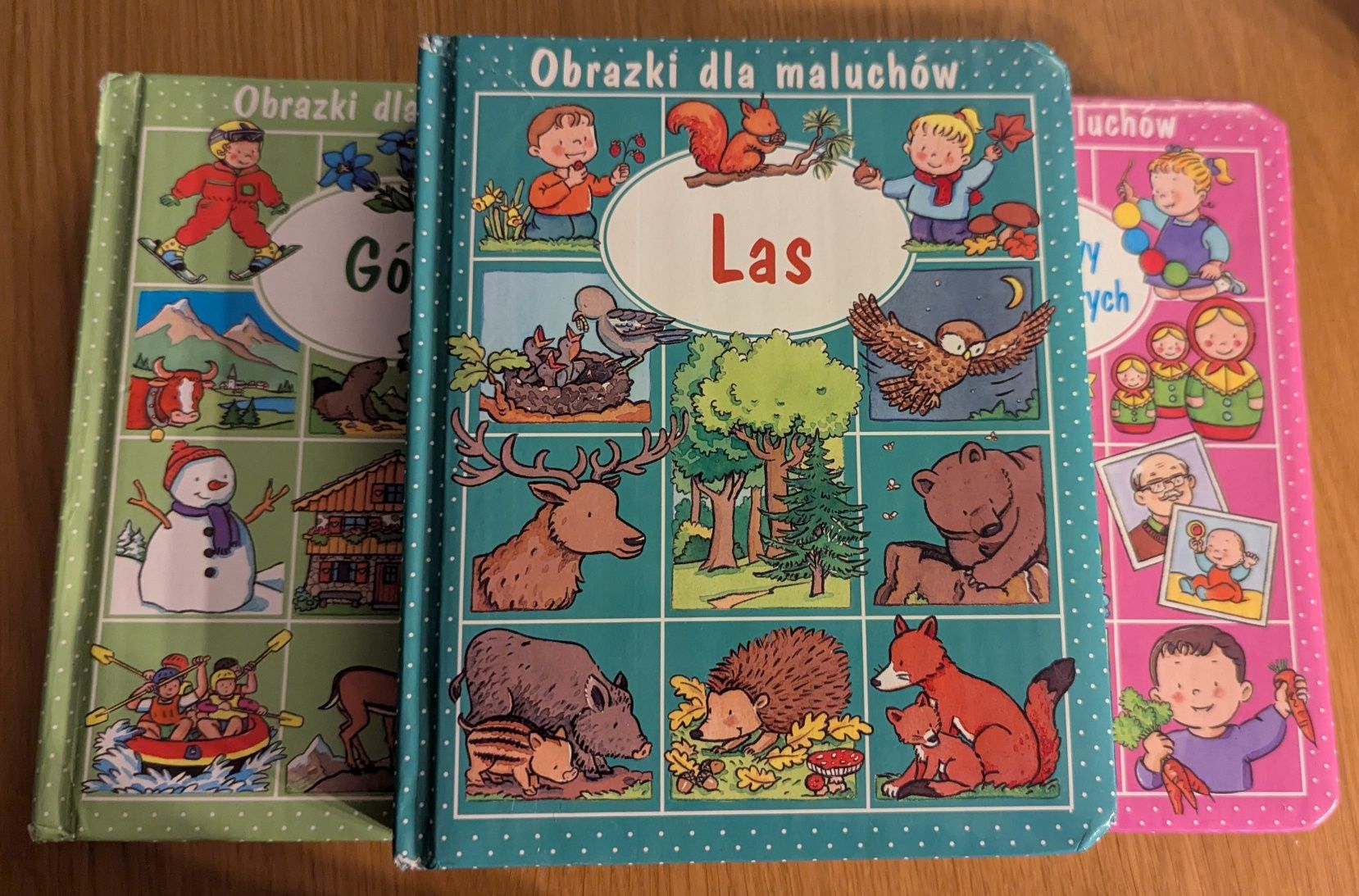 3 książki z serii Obrazki dla maluchów.