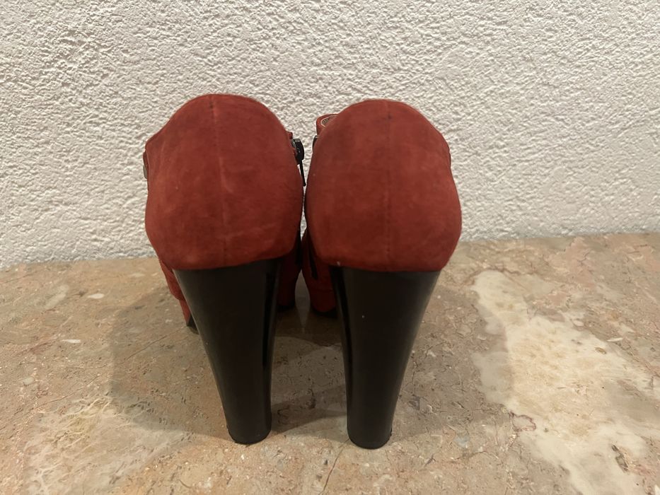 Botins Ginova Vermelhos