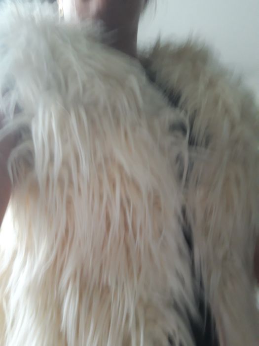 kamizelka futrzana,futro rozm.uniwersalny lama