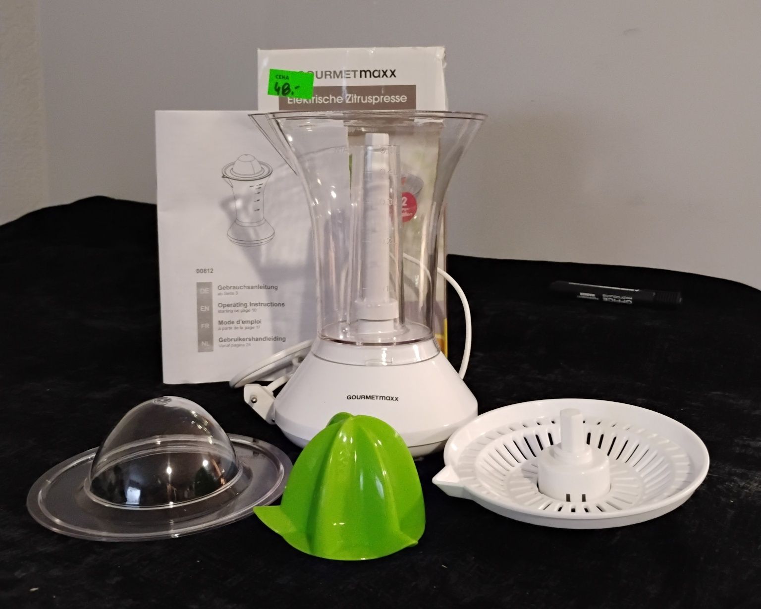Nowa Wyciskarka do owoców firmy Gourmetmaxx 25W 0,5L poj.