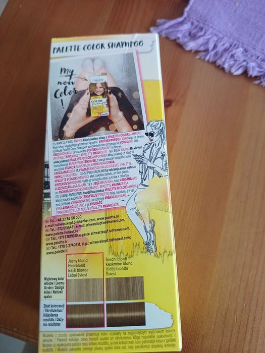 Szampon Palette koloryzujący 8-00 średni blond
