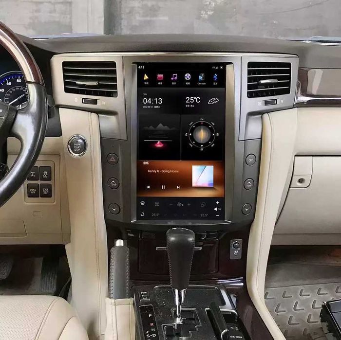 Магнітола головний пристрій Lexus Lx 570 Tesla style Тесла стиль