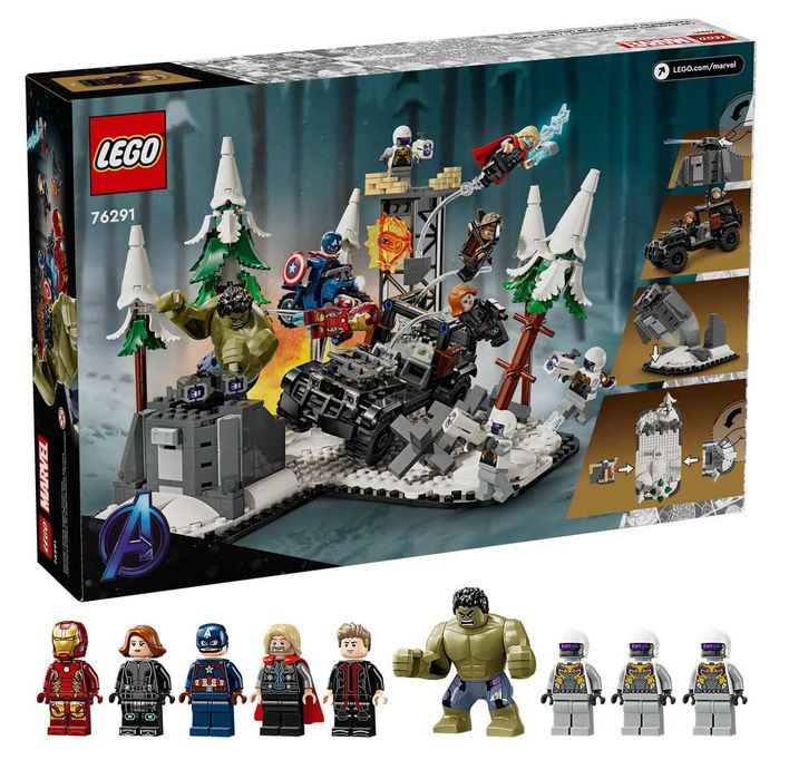 LEGO Super Heroes 76291 Marvel Avengers: Czas Ultrona na święta