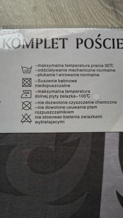 Pościel poszwa i poszewki z prześcieradłem komplet 220x200