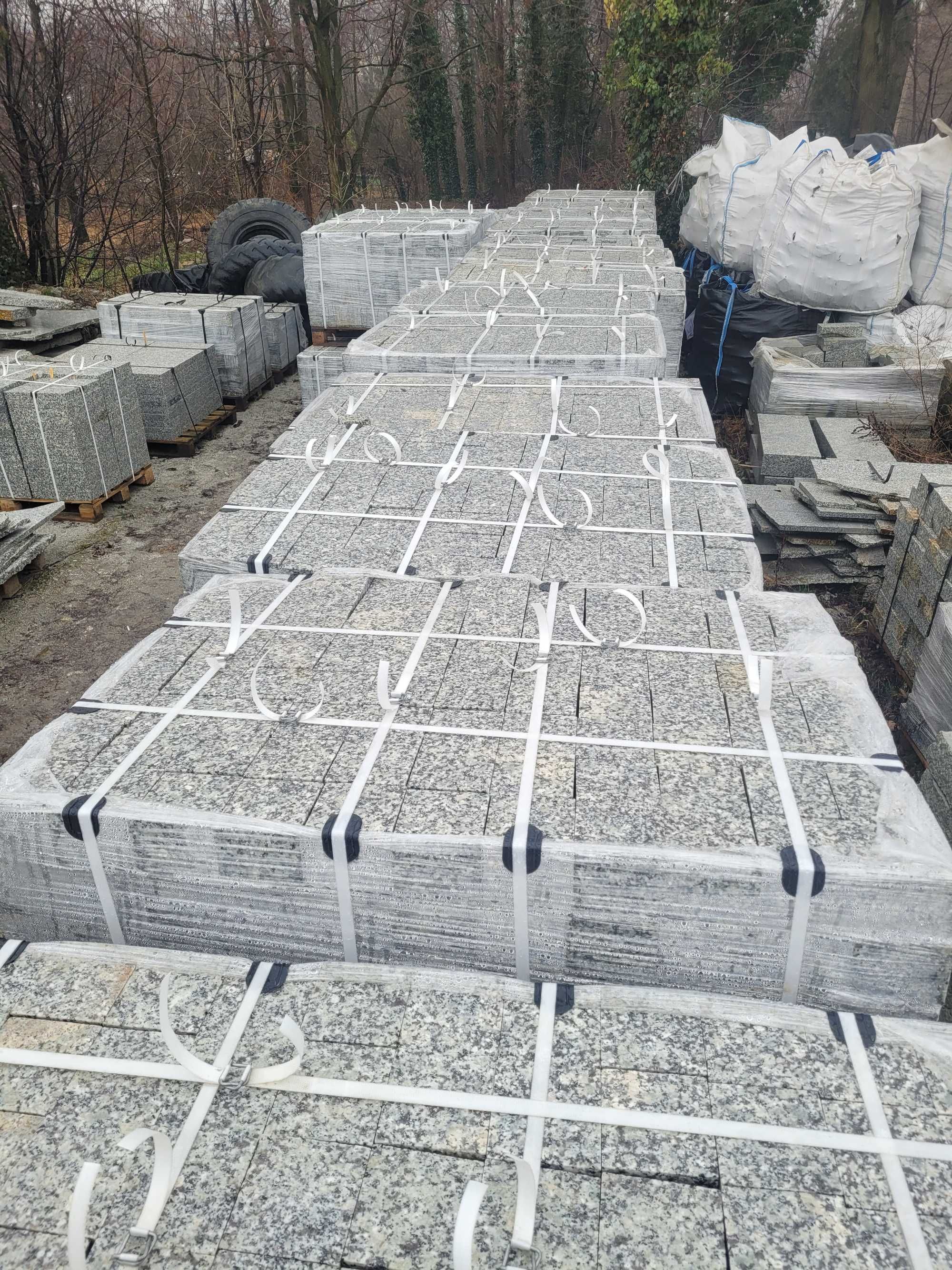 Kostka Granitowa CIĘTA 10x10x6 / Producent /Polski Granit