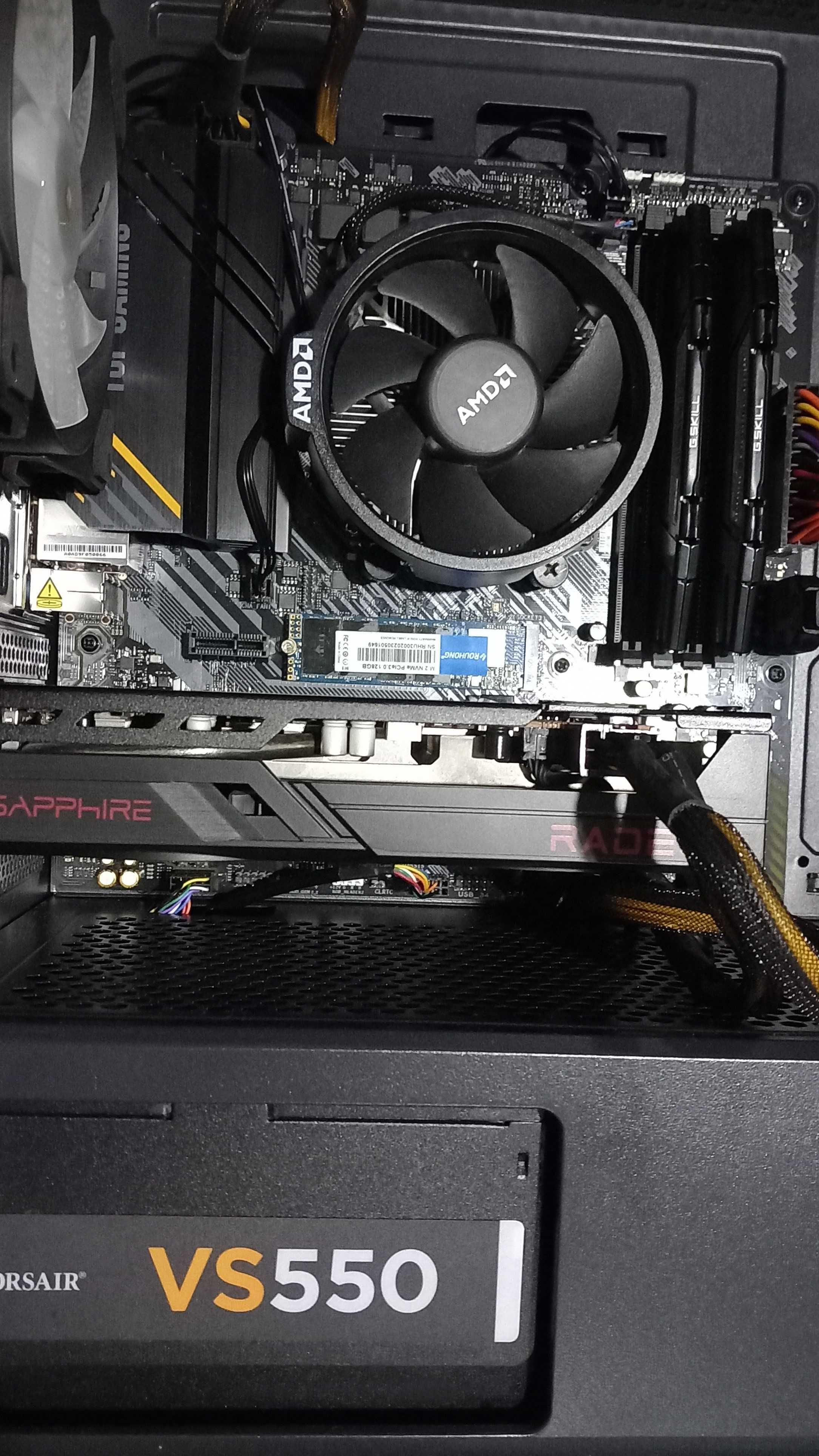 Computador Gaming com Wi-fi - Ryzen5 - RX 6600 - 16GB - HDD 1000GB