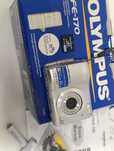 Aparat cyfrowy OLYMPUS FE-170 6 mp baterie vintage retro CCD jak NOWY