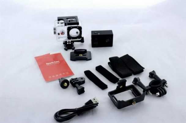 Екшн Камера на Шолом Каску Full HD 1080p Sport Кріплення Аквабокс Экшн