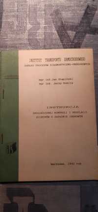 stara instrukcja kontroli i regulacji zapłonów infralyt 3206, 1992r.