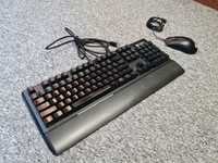 Gamingowa klawiatura mechaniczna i mysz